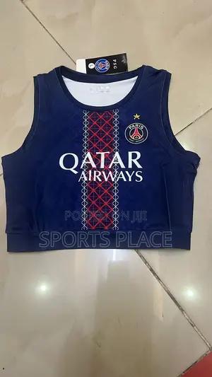 PSG Home Kit 25/26 Crop Top Ladies