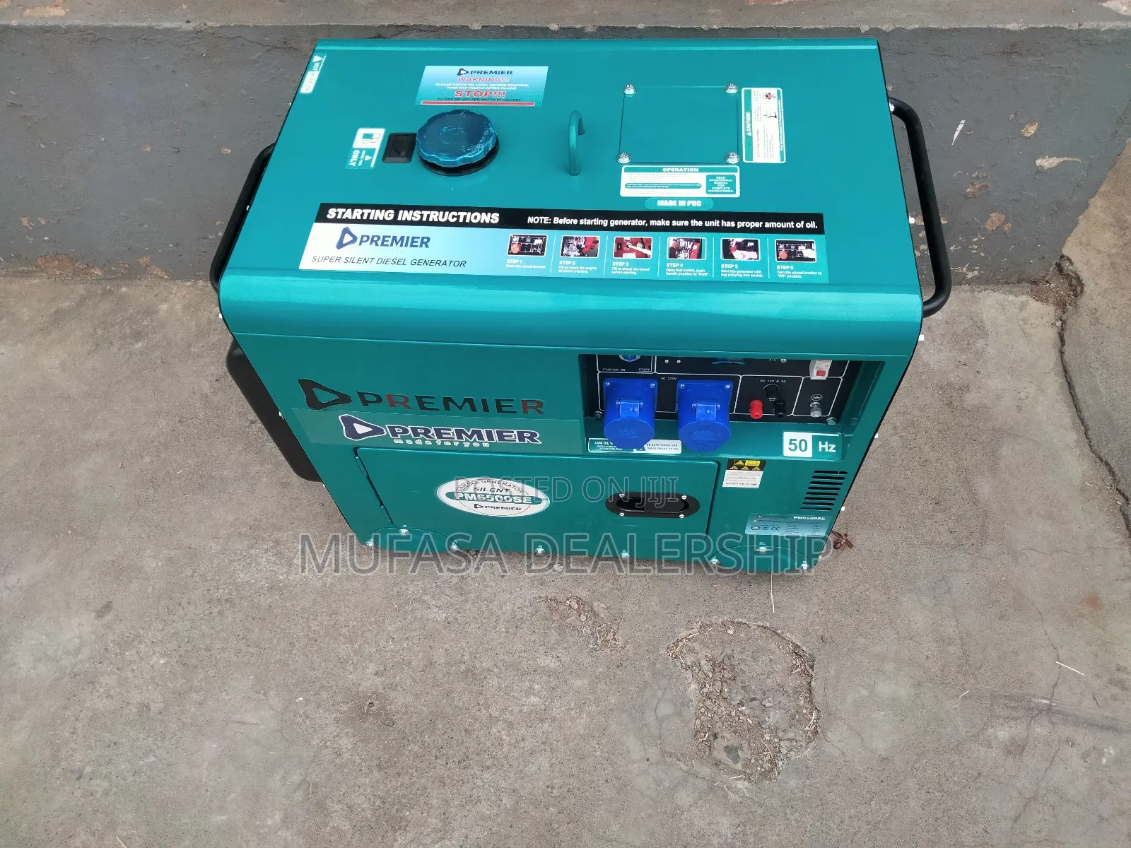Pm6500se Premier Silent Generator Diesel Machine