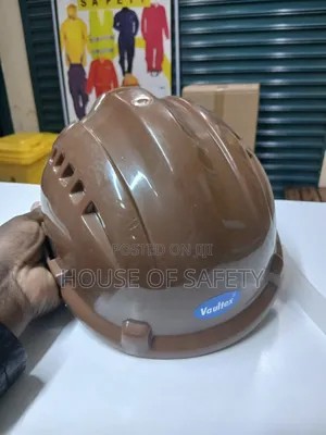 Vaultex Safety Hard Hat In Colour Brown