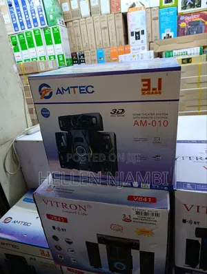 Amtec Am-010 Home Theater System With Remote Control