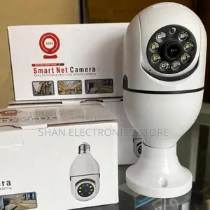 V380 Pro E27 Socket Bulb Camera Intelligent 360-Degree PTZ Bulb CCTV
