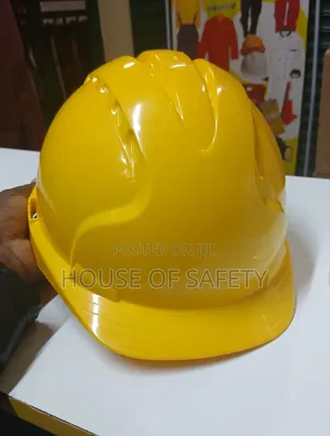 Slip Ratchet Yellow Jsp Helmets