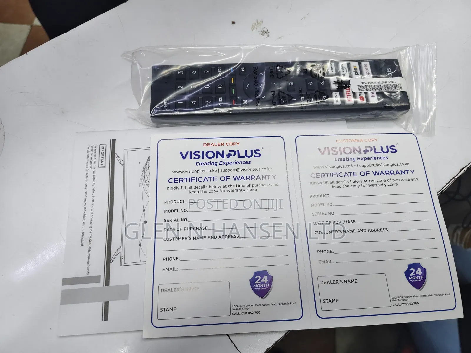 Vision Plus 50 Original Remote
