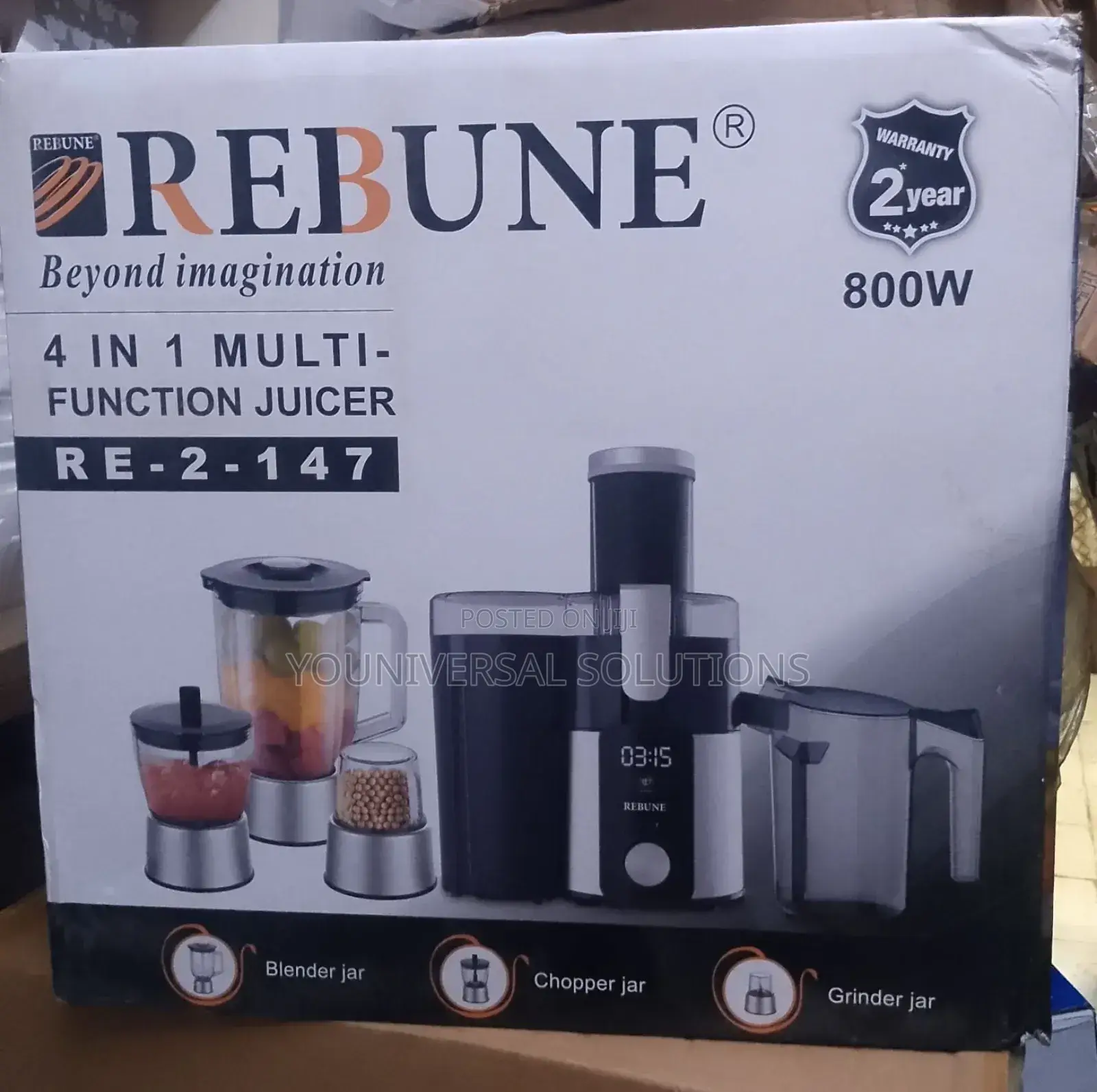 Rebune Food Processor