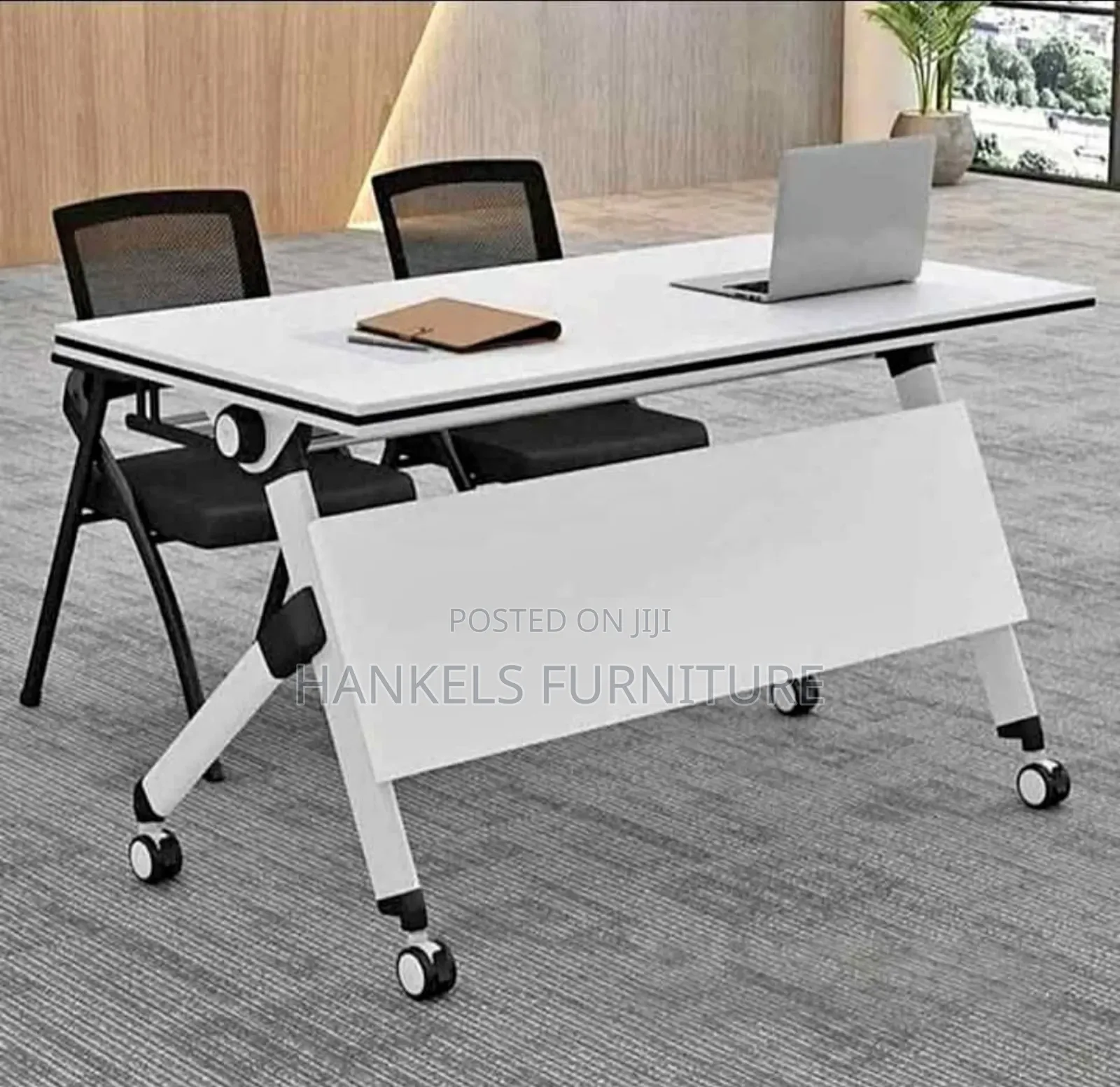 Space Saving Foldable Wooden Desk