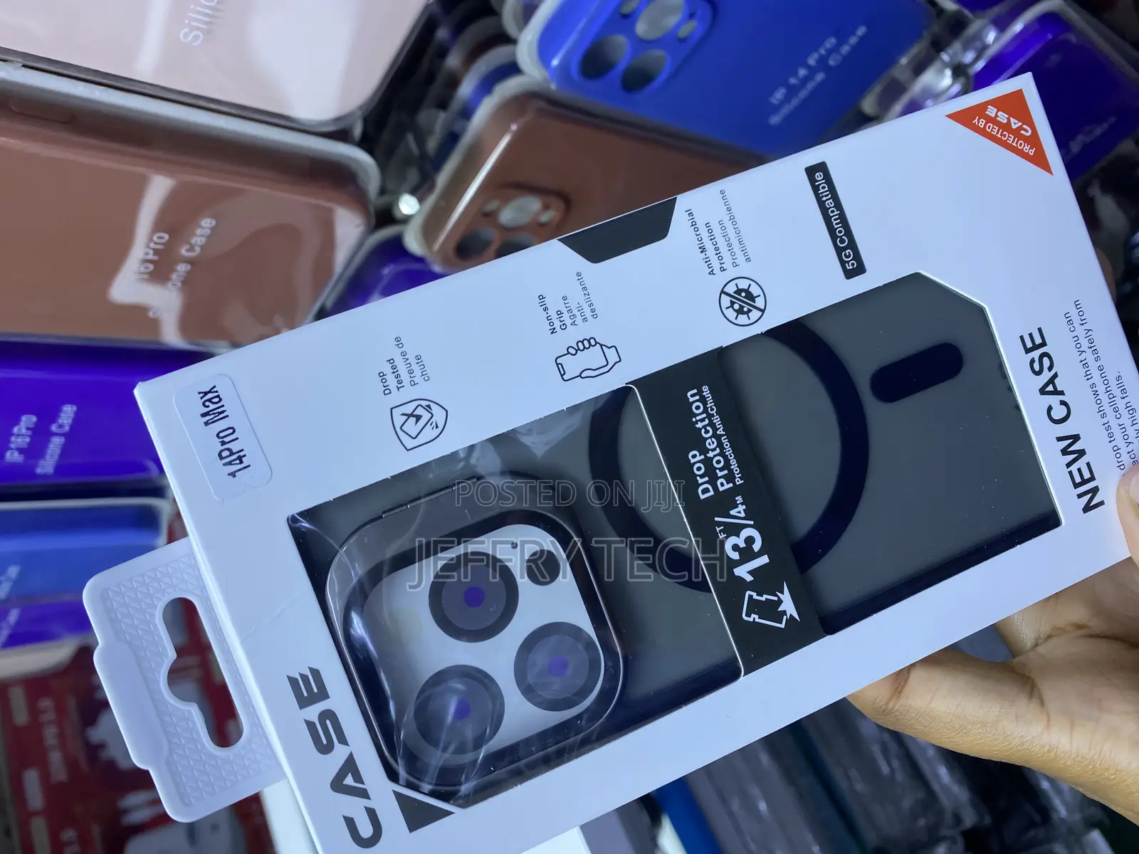 Torras Magnetic Compatible iPhone 14 Pro Max Transluscent Case