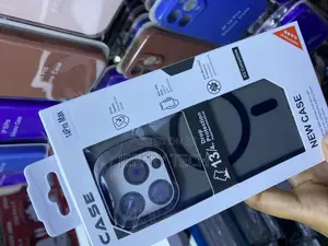 Torras Magnetic Compatible iPhone 14 Pro Max Transluscent Case