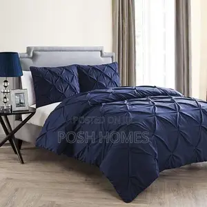 Elegant Pinch Pleat Cross Pintuck Duvet 6/6 Set