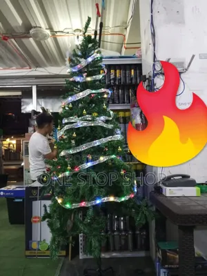 7ft Christmas Tree With Inbuilt Decoration