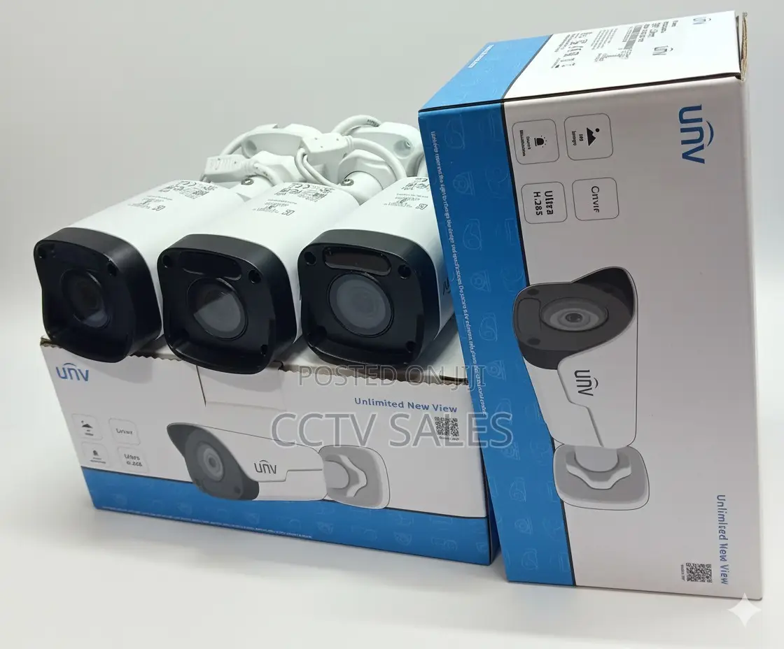 Clear Night Vision Uniview 2mp Bullet Ip Camera