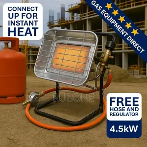 Portable Gas Heater - Site, Patio, Fishing - Stand Regulator