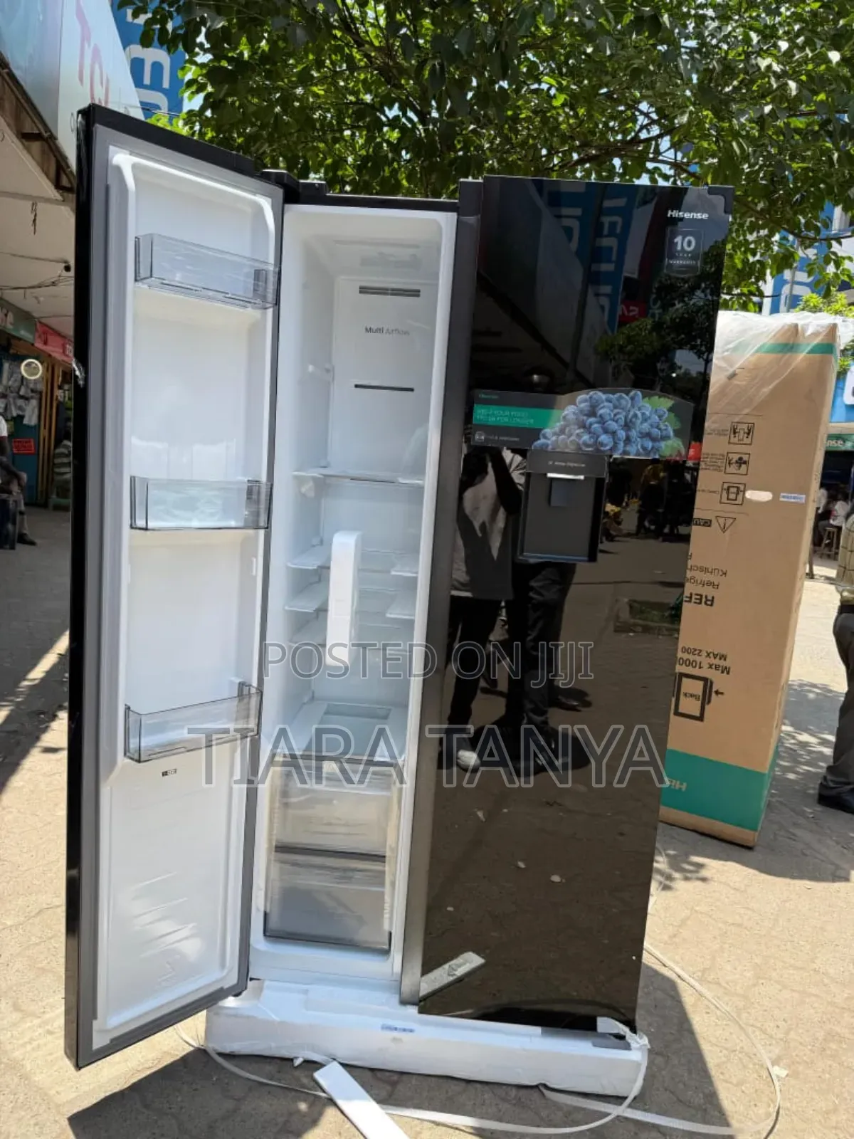 Hisense Fridge Ref558dr With 541 Litres Side by Side Fridge