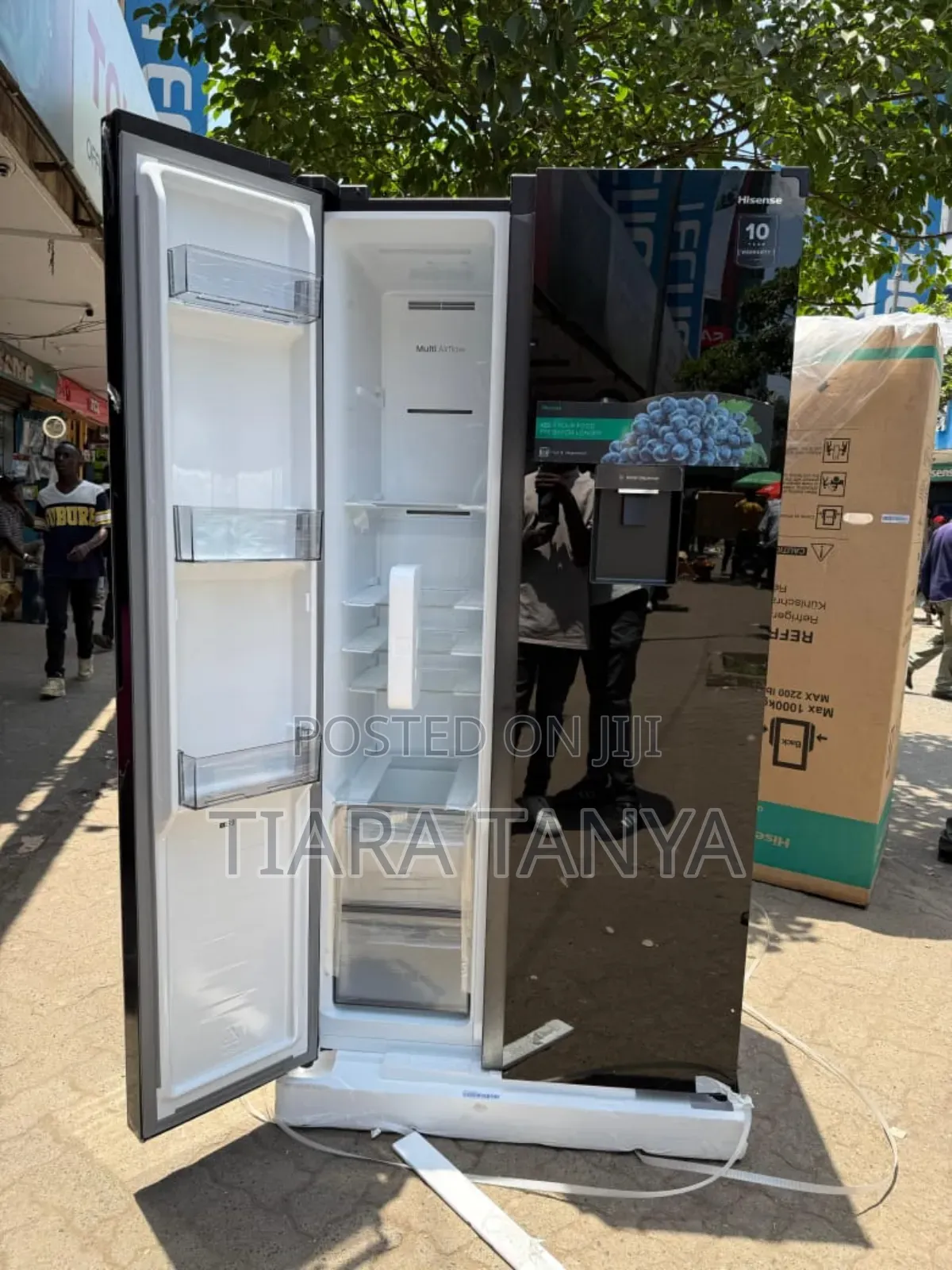 Hisense Fridge Ref558dr With 541 Litres Side by Side Fridge