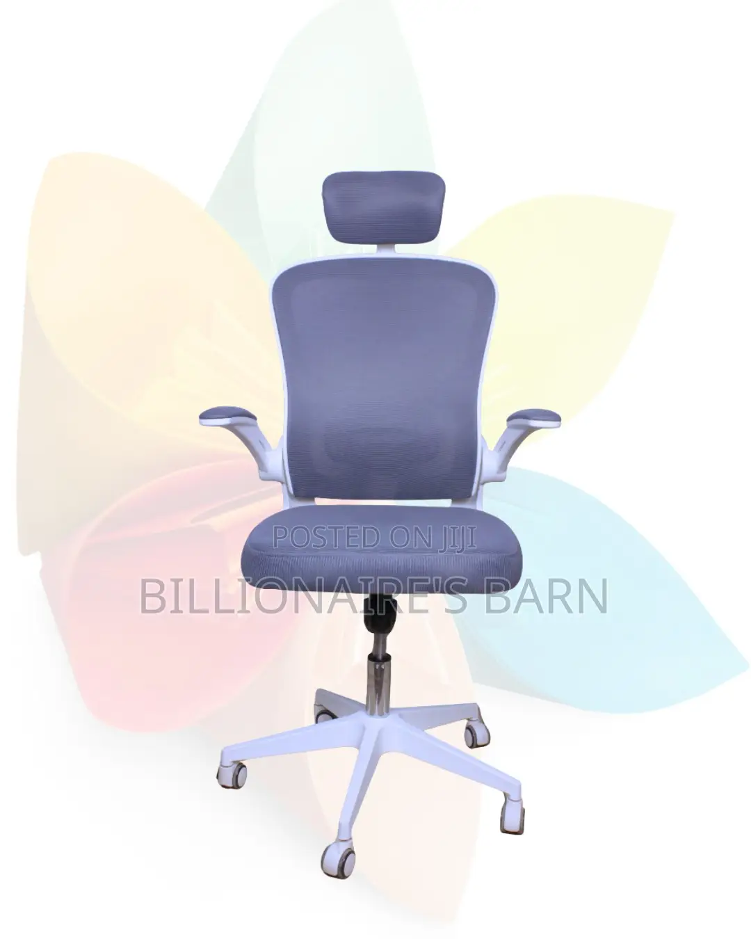 White Ergonomic Office Chair (Imported) — Restocked!