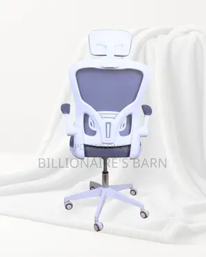 White Ergonomic Office Chair | Sleek Steel Frame
