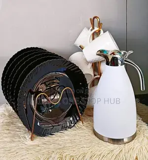 6 Tea Cup,6 Plates ,1 2litres Flask