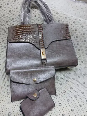 Ladies Strong Leather 3in1 Handbag