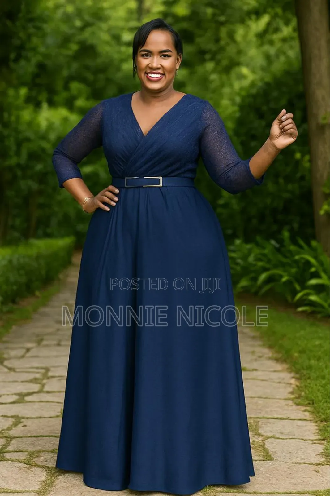 Classy Turkey Navy Blue Gowns
