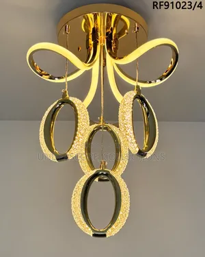 Stylish Chandelier Lights With Four Rings
