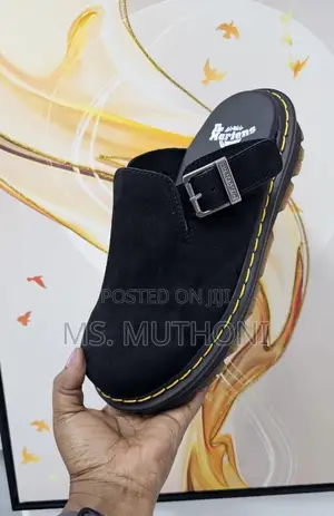 Fully Boxed Dr. Martens Zebzag Suede Mules Size 39-46