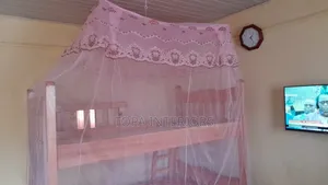Kids Bed Square Top Double Decker Bed Mosquito Nets
