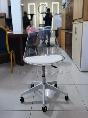 Swivel Adjustable Transparent Eames Chair