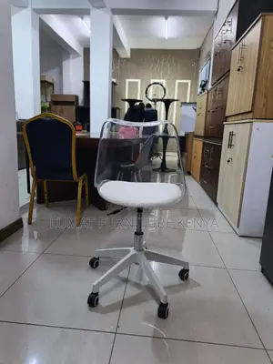 Swivel Adjustable Transparent Eames Chair