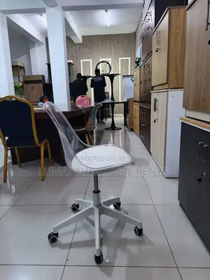 Swivel Adjustable Transparent Eames Chair