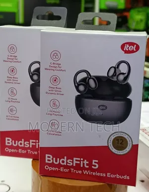 Itel Budsfit 5 Earbud C-Bridge Design Ai Nc Ip54 32hrs Playtime