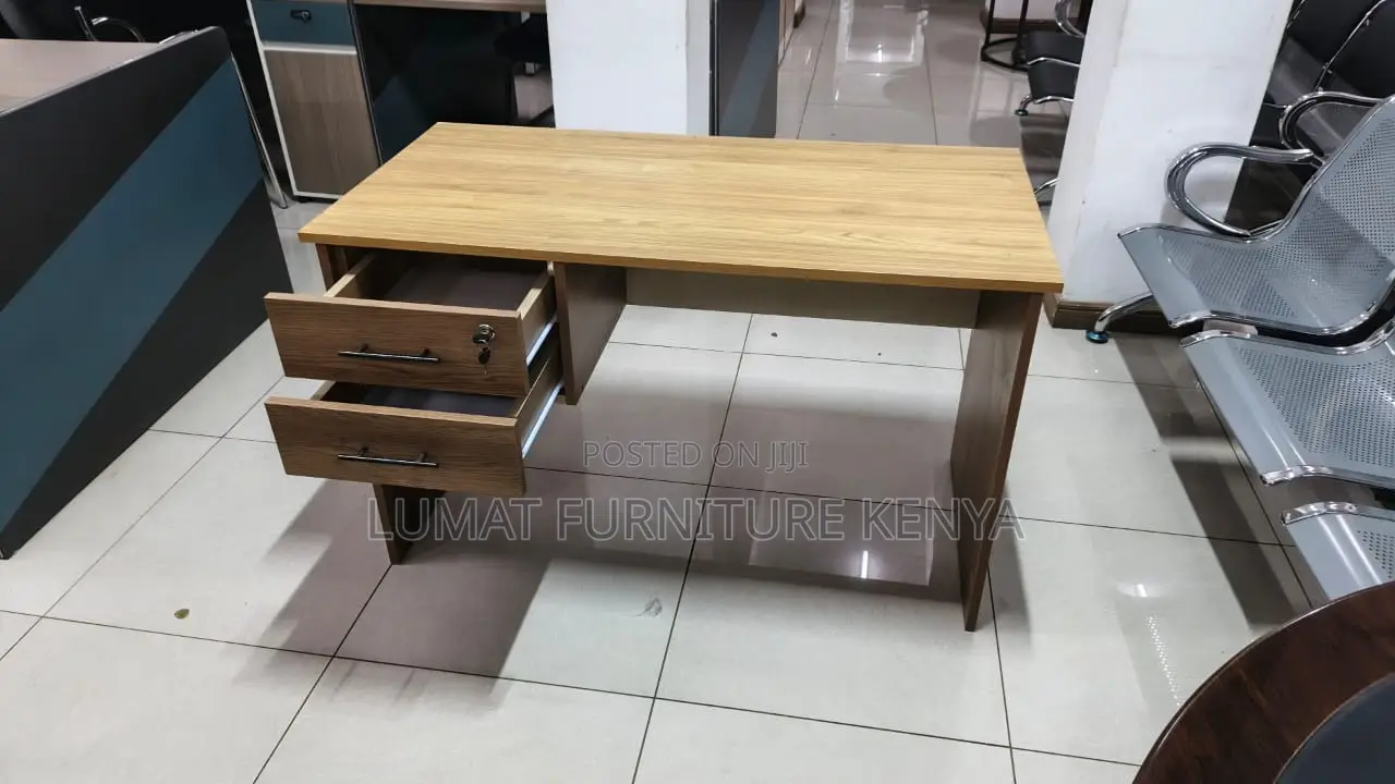 Modern 1.2m 2 Drawer Office Study Desk