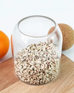 3pcs Kitchen Storage Glass Jar