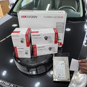 Hikvision 1080p 4 Cameras Business Security System DVR With 500gb HDD
