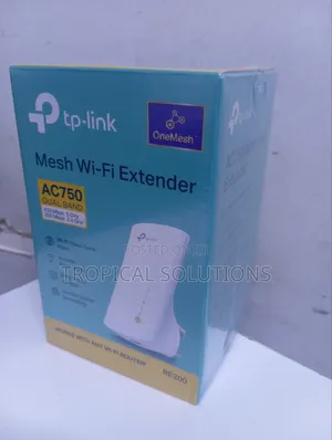 Tp-Link Ac750 Mesh Tl-Re200 N Wall Range Extender Re200