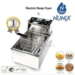 Electric Nunix Deep Fryer 6l /Single Nunix Deep Fryer