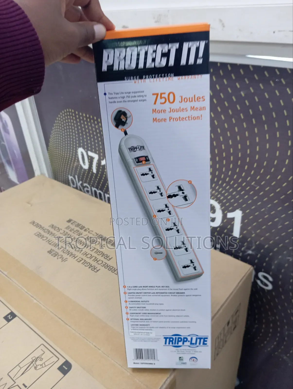 Tripplite 6 Way Extension Available