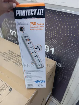 Tripplite Extension With Surge Protector 6 Way Outlets
