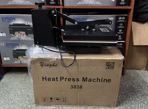 15” by 15” A3 Flatbed Heat Press Machine