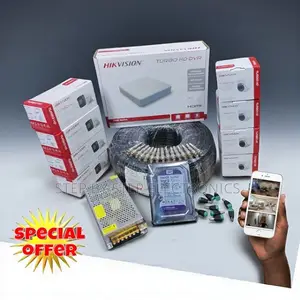 Hikvision 8 Cameras 1080p Night Vision Surveillance System Mobile App