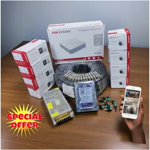 Hikvision 8ch 1080p Cameras CCTV Kit With Motion Alerts, Remote View