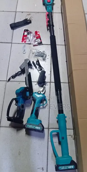Cordless Gardening Tools;Pole Saw,Pruning Shears,Chainsaw Combo 48v