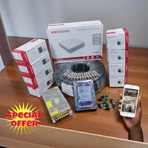 Hikvision 8 Cameras 1080p Full Hd Security Kit Long Lasting Quality