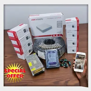 Complete Hikvision 8 Cameras 1080p Security Kit High Quality Build