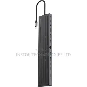 Powerology Nexis 13-in-1 Usb-C Hub With Laptop Stand