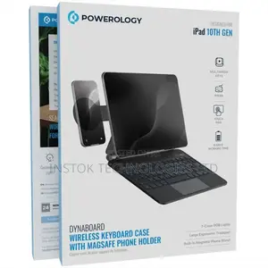 Powerology Dynaboard Wireless Keyboard Case for iPad 10th Gen