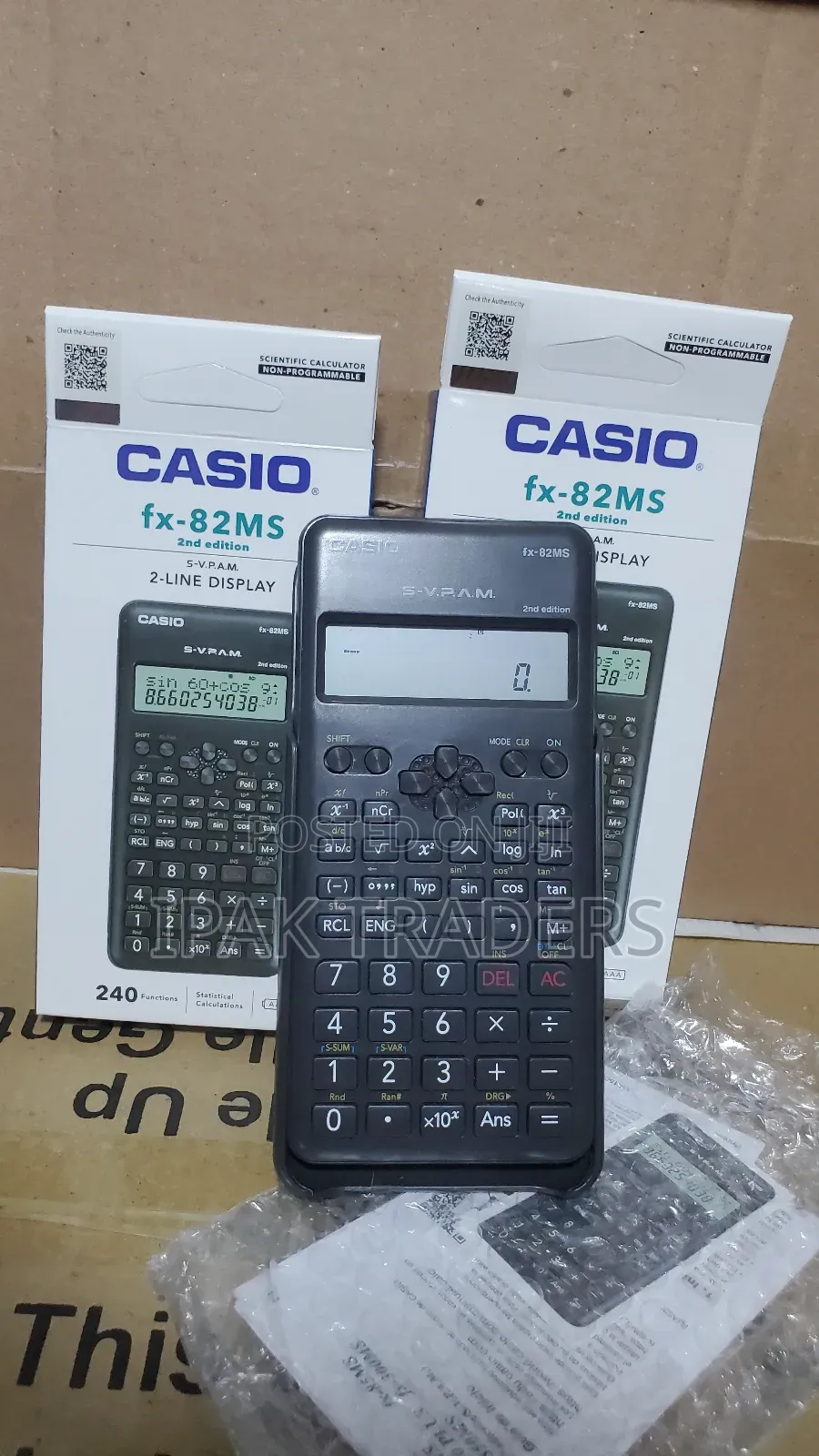 Casio 82ms Calculator Original for School Use