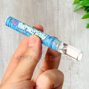 Chillum Puff Puff Pass Smoking Straight Design Glass Pipe