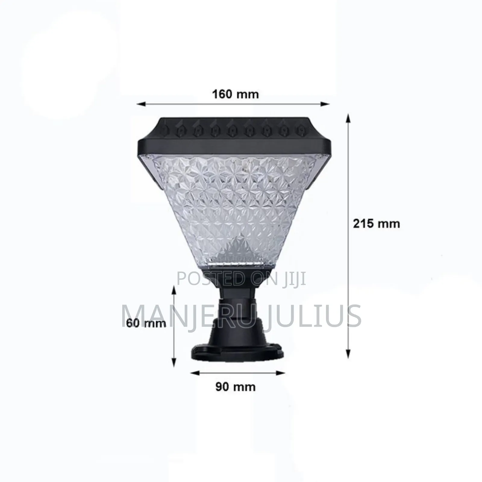 Straight Solar Gate Light