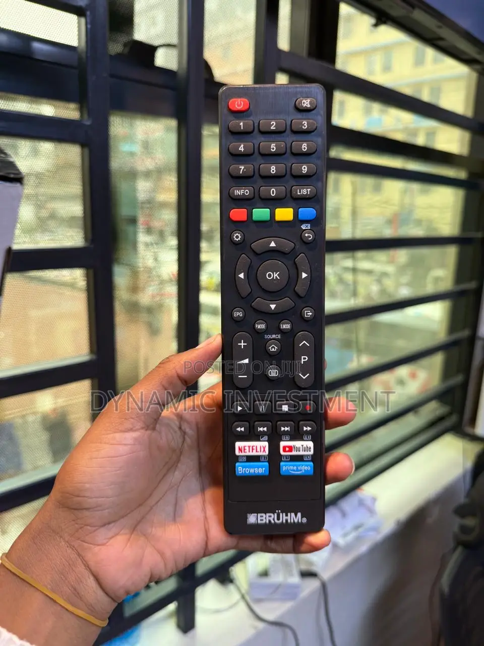 Smart/Android Tv Remote Control for Bruhm Smart Tv Browser,Primevideo
