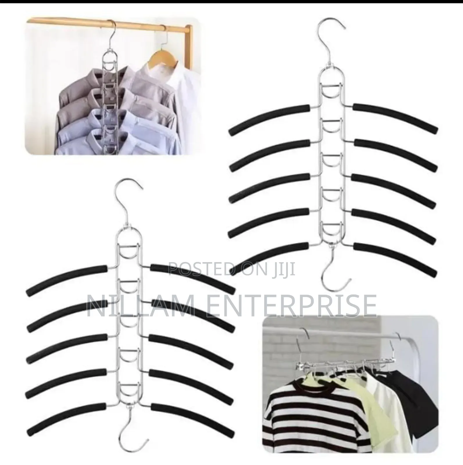 5 In 1 Antislip Clothes Hangers
