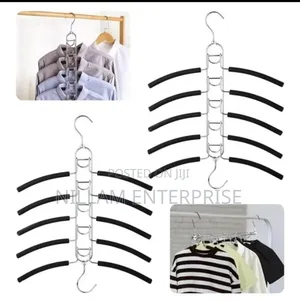 5 In 1 Antislip Clothes Hangers